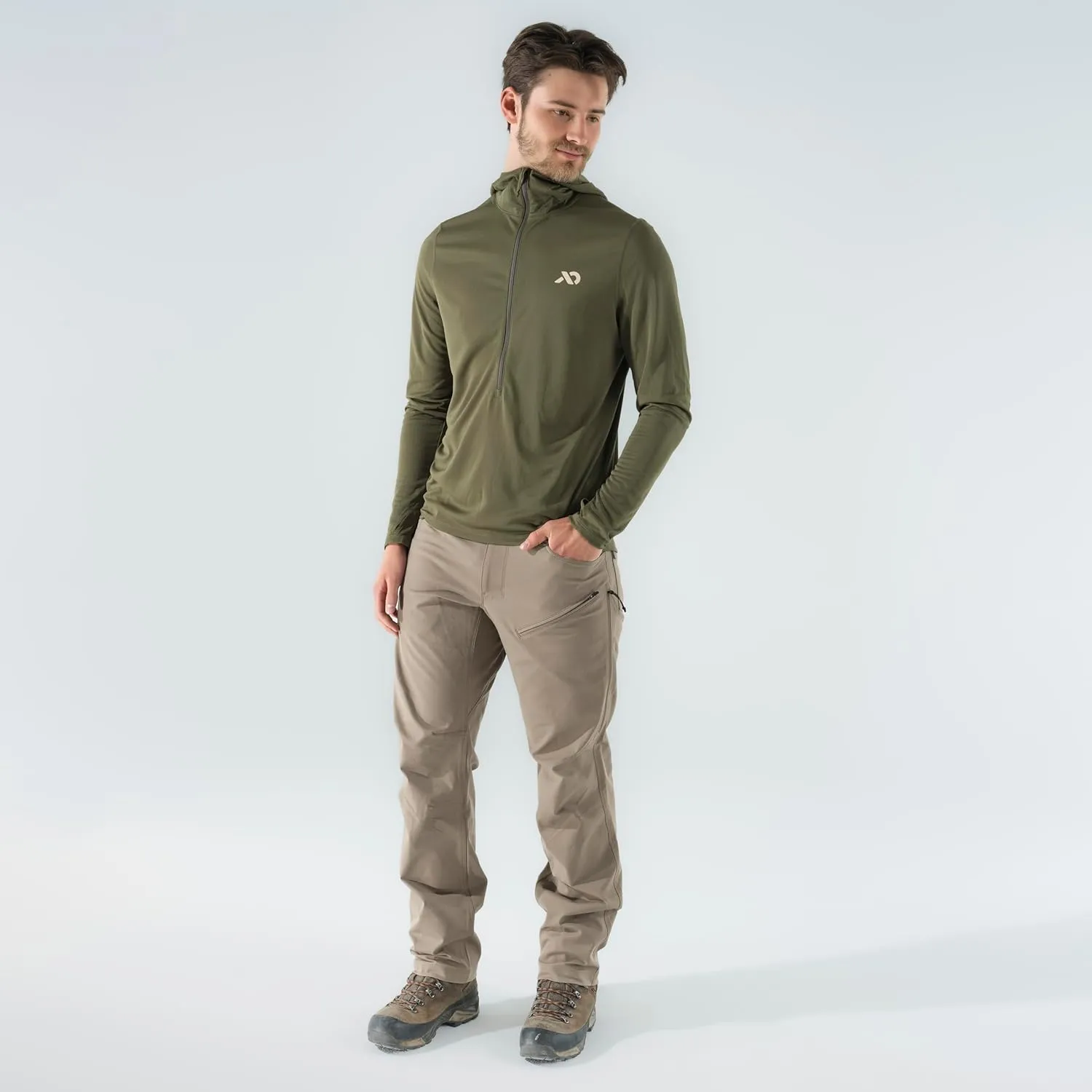 First Lite Men's Yuma Synthetic Hoody - Breathable Ultralight Camo Hunting Baselayer