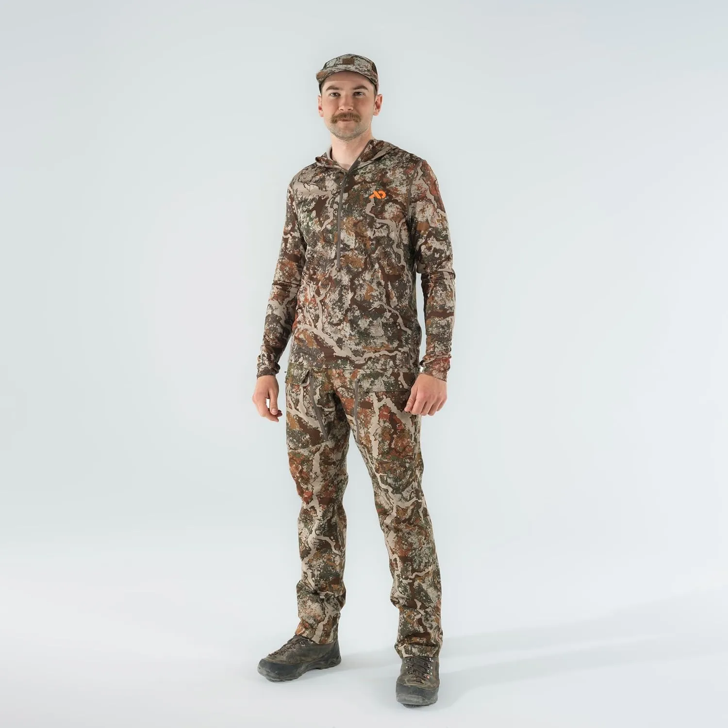 First Lite Men's Yuma Synthetic Hoody - Breathable Ultralight Camo Hunting Baselayer