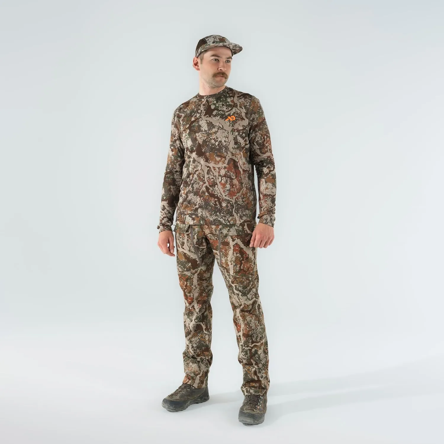 First Lite Men's Yuma Synthetic Hoody - Breathable Ultralight Camo Hunting Baselayer