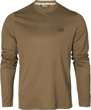 First Lite Men's Yuma Synthetic Long Sleeve Crew - Breathable Ultralight Camo Hunting Baselayer