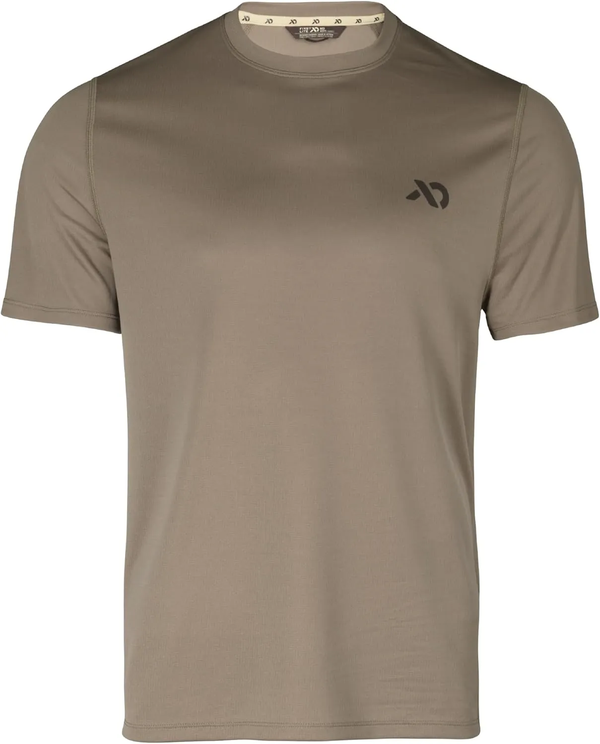 First Lite Men's Yuma Synthetic Short Sleeve Crew - Breathable Ultralight Camo Hunting Baselayer