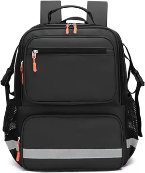First Responder Bag Medical Backpack Empty,Trauma Backpack with Reflective,Medical Emergency Kits for Outdoor Travel Camping,Bag Only(Black)