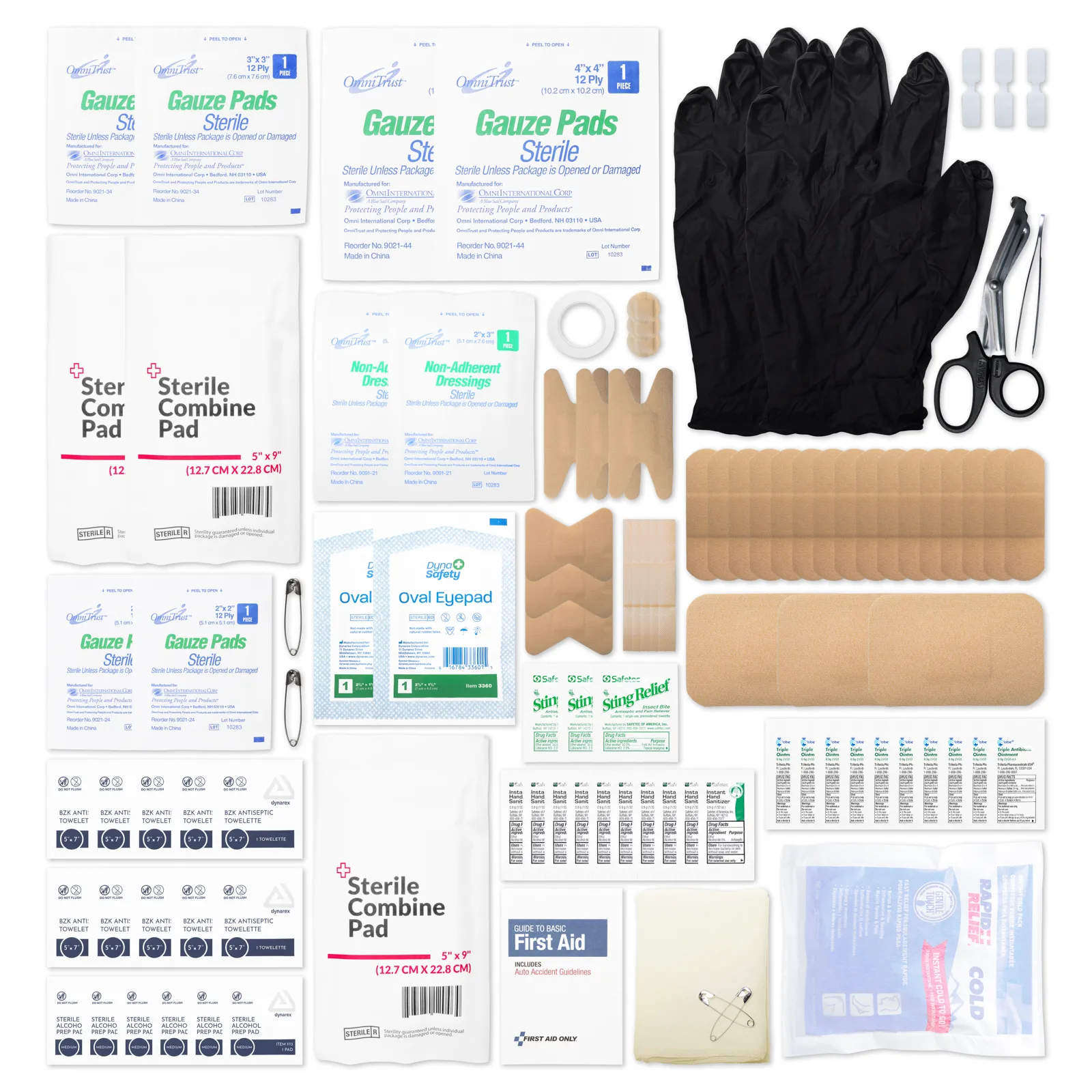 Firstaid Kit Home & Auto Fill Complete 98 Piece