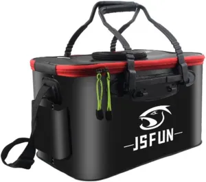 Fishing Bucket, Collapsible Fishing Bucket Multifunctional Fish Container Portable Fishing Bucket for Outdoor Fishing(40cm)