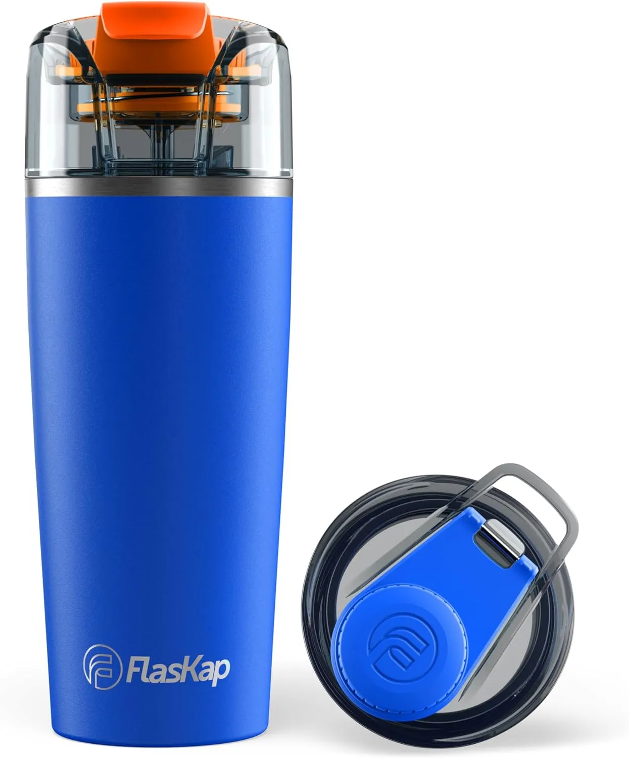 Flaskap Game Day Madic System: 6oz/9oz Tumbler Attachment and 22oz/30oz Insulated Water Bottle, Removable Dispenser Drink Tumbler, Leak Proof Lid