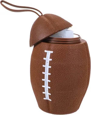 Foldable Water Bottle Portable Rugby Design Collapsible Sports Water Container for Outdoor Activities for Travel Gym Picnics Easy to Carry Durable