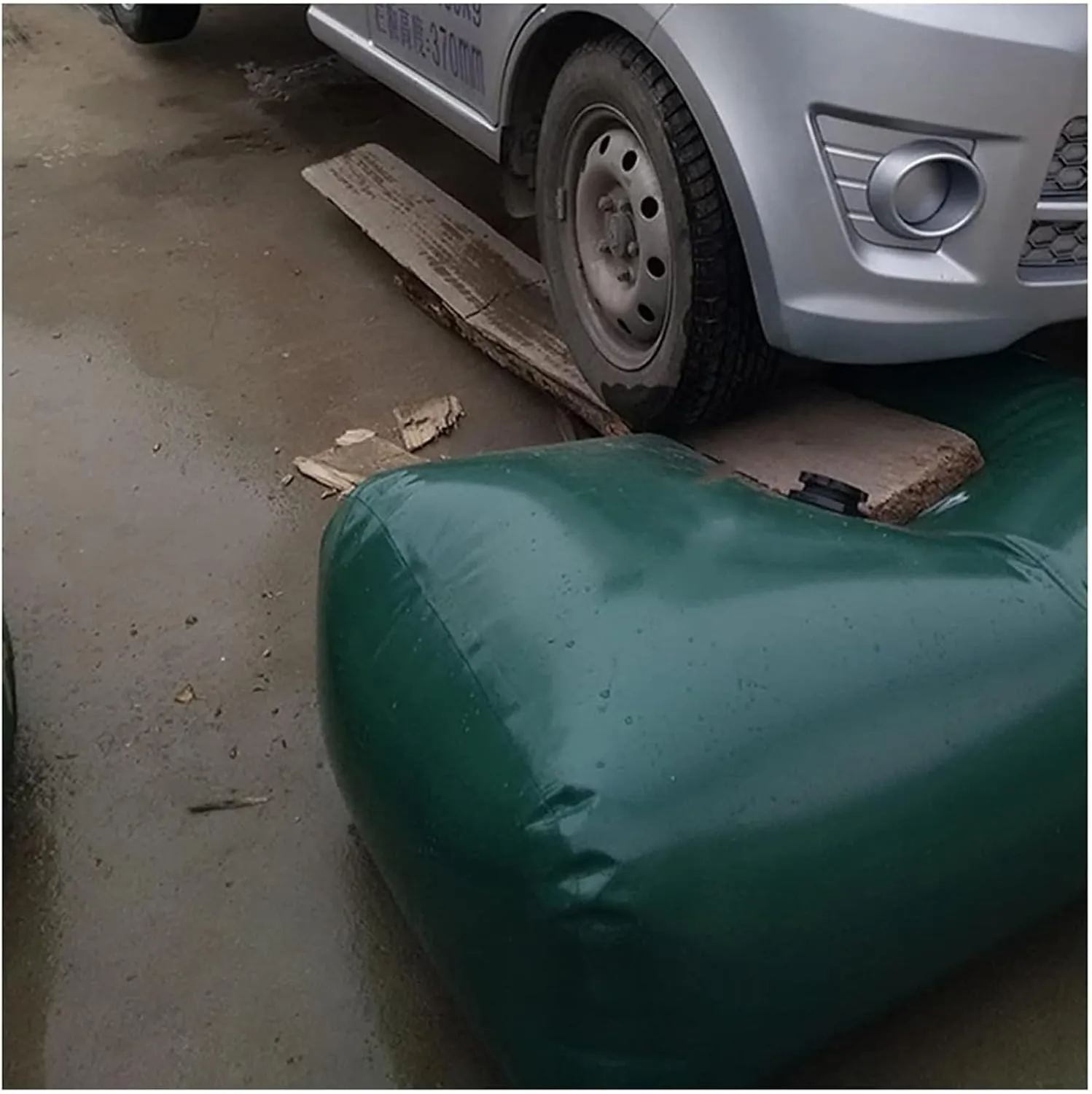 Foldable Water Jerry Can Collapsible Water Container, Water/Leak Proof Pressure Resistant PVC Water Storage Bag, for Garden Farm Fire Emergencies, Personaliz