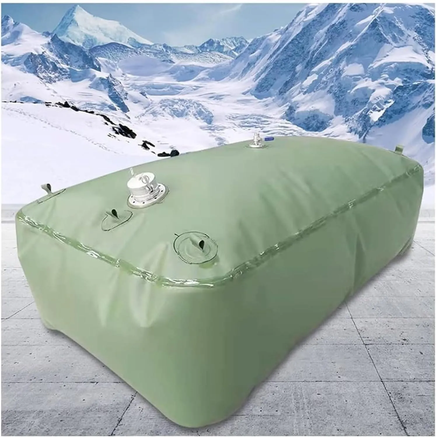 Foldable Water Jerry Can Collapsible Water Container, Water/Leak Proof Pressure Resistant PVC Water Storage Bag, for Garden Farm Fire Emergencies, Personaliz