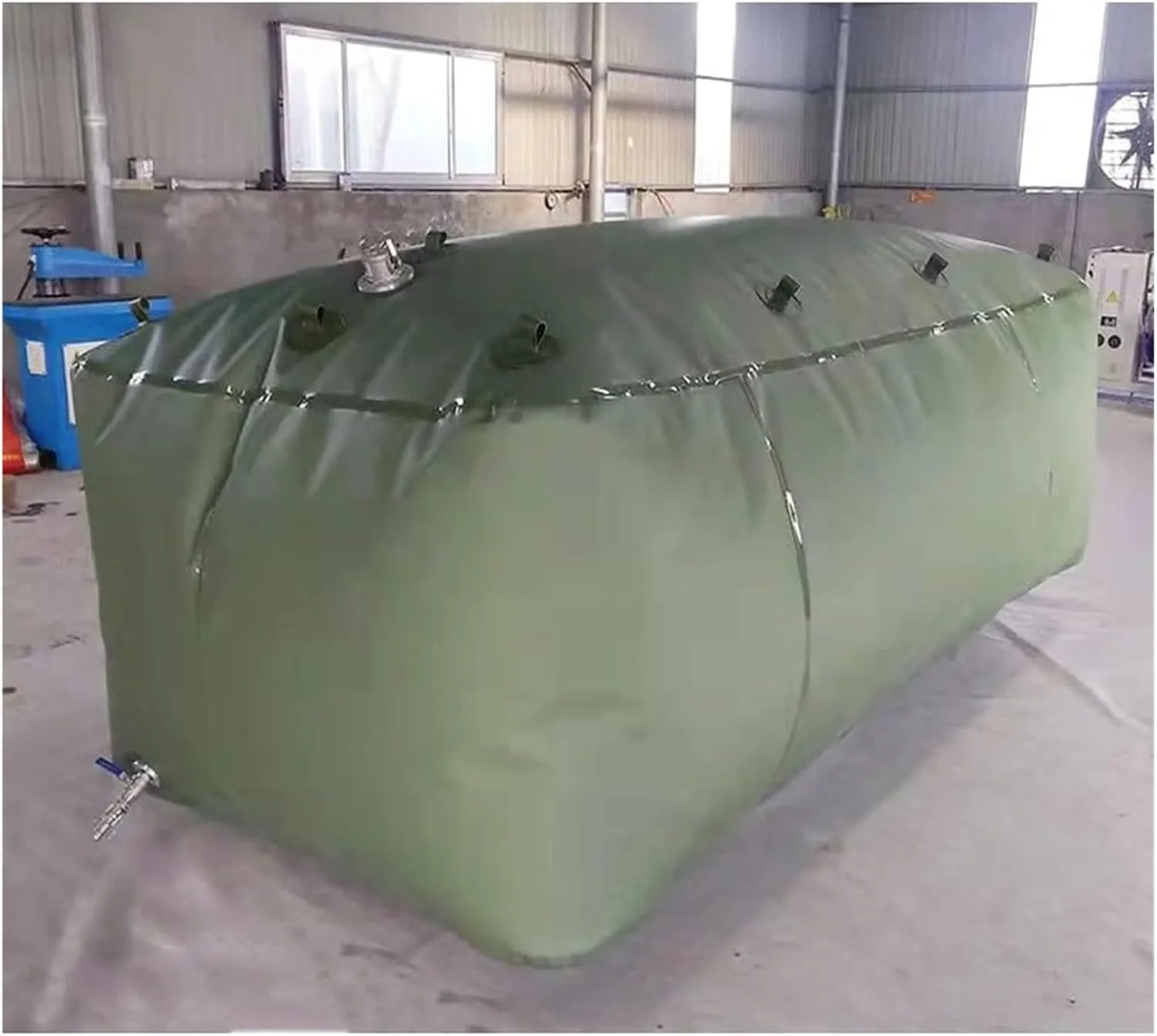 Foldable Water Jerry Can Collapsible Water Container, Water/Leak Proof Pressure Resistant PVC Water Storage Bag, for Garden Farm Fire Emergencies, Personaliz