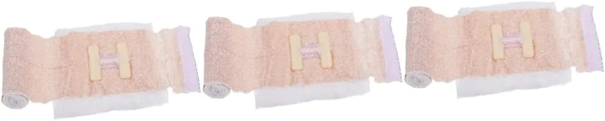FRCOLOR 3pcs Disposable Emergency Trauma Blood Stopper Tape Elastic Wrap Polyester Quick Release Buckle Fit Wrist First Aid Kit Outdoor Use Protection