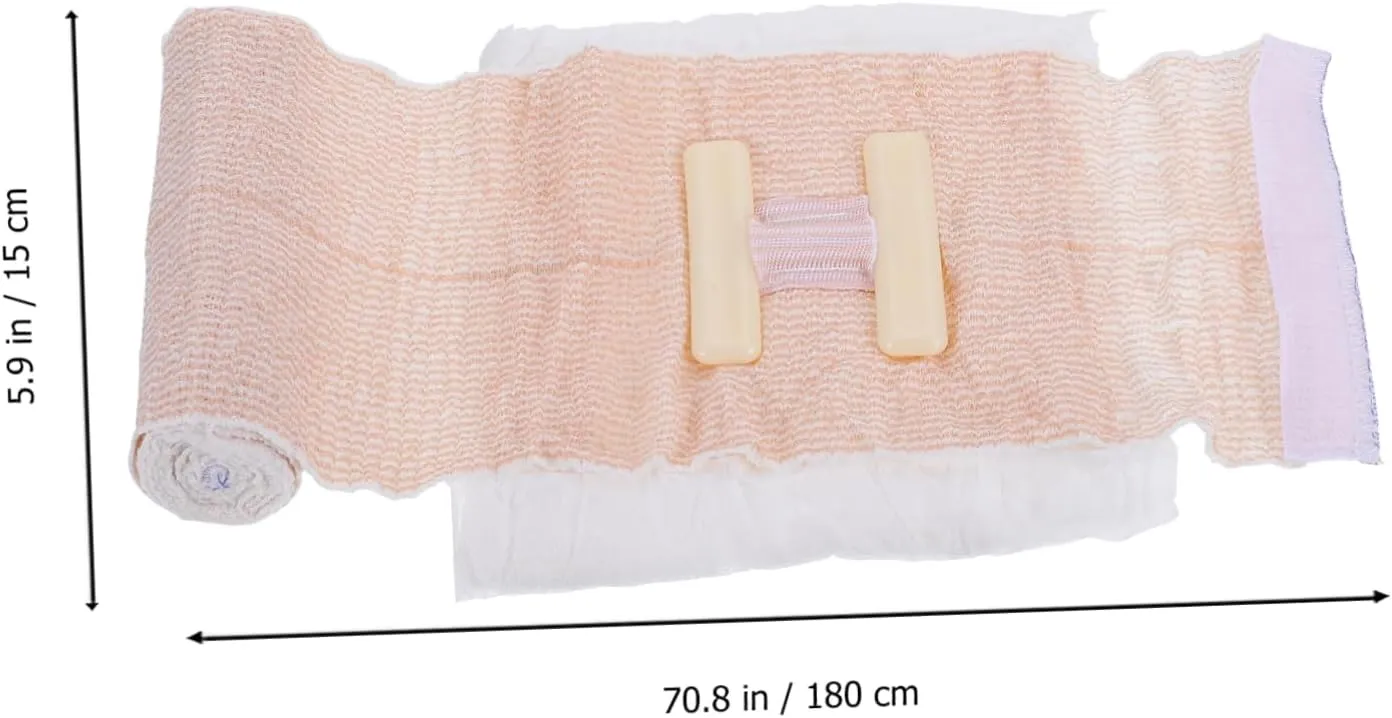 FRCOLOR 3pcs Disposable Emergency Trauma Blood Stopper Tape Elastic Wrap Polyester Quick Release Buckle Fit Wrist First Aid Kit Outdoor Use Protection
