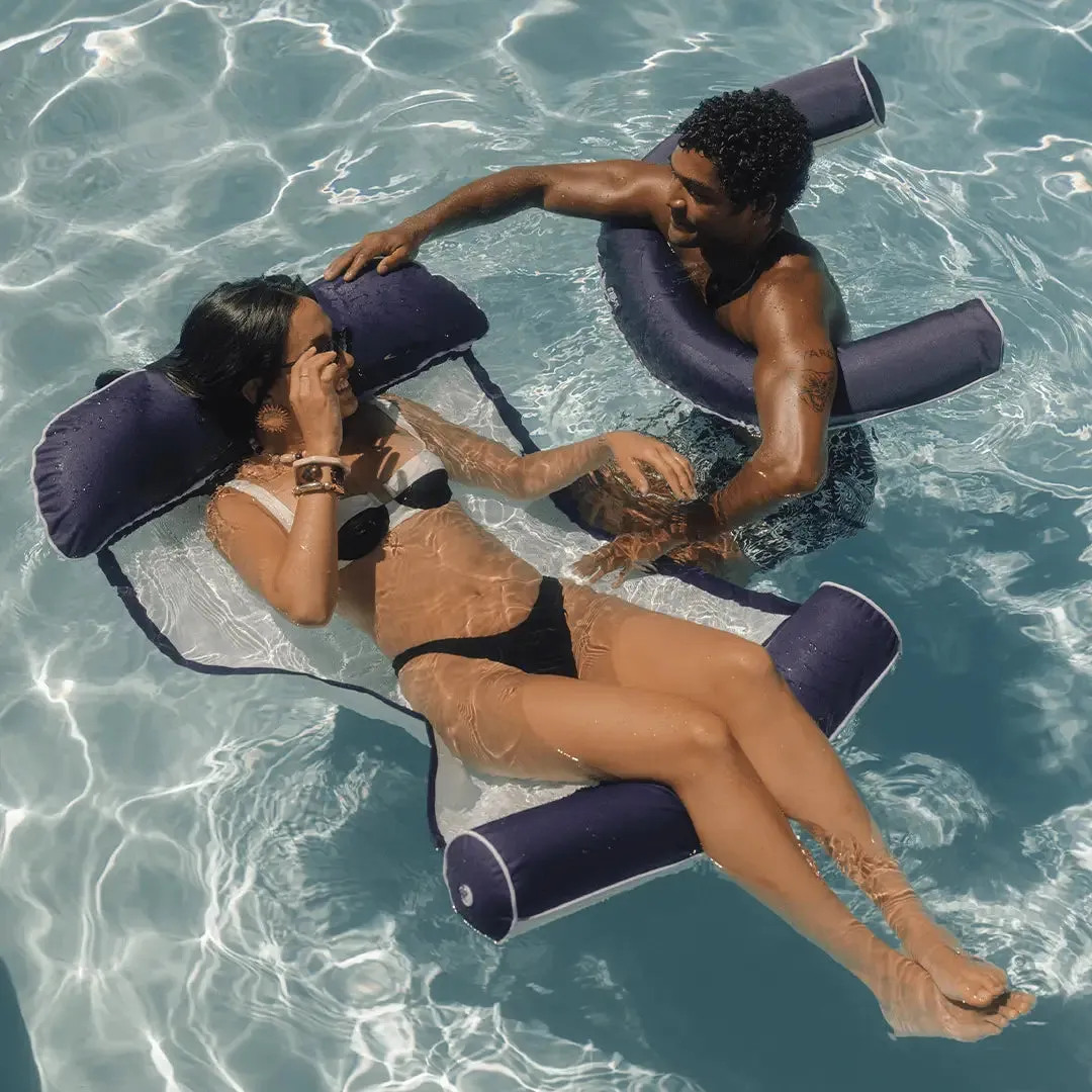 FUNBOY Fabric Pool Hammock - Navy