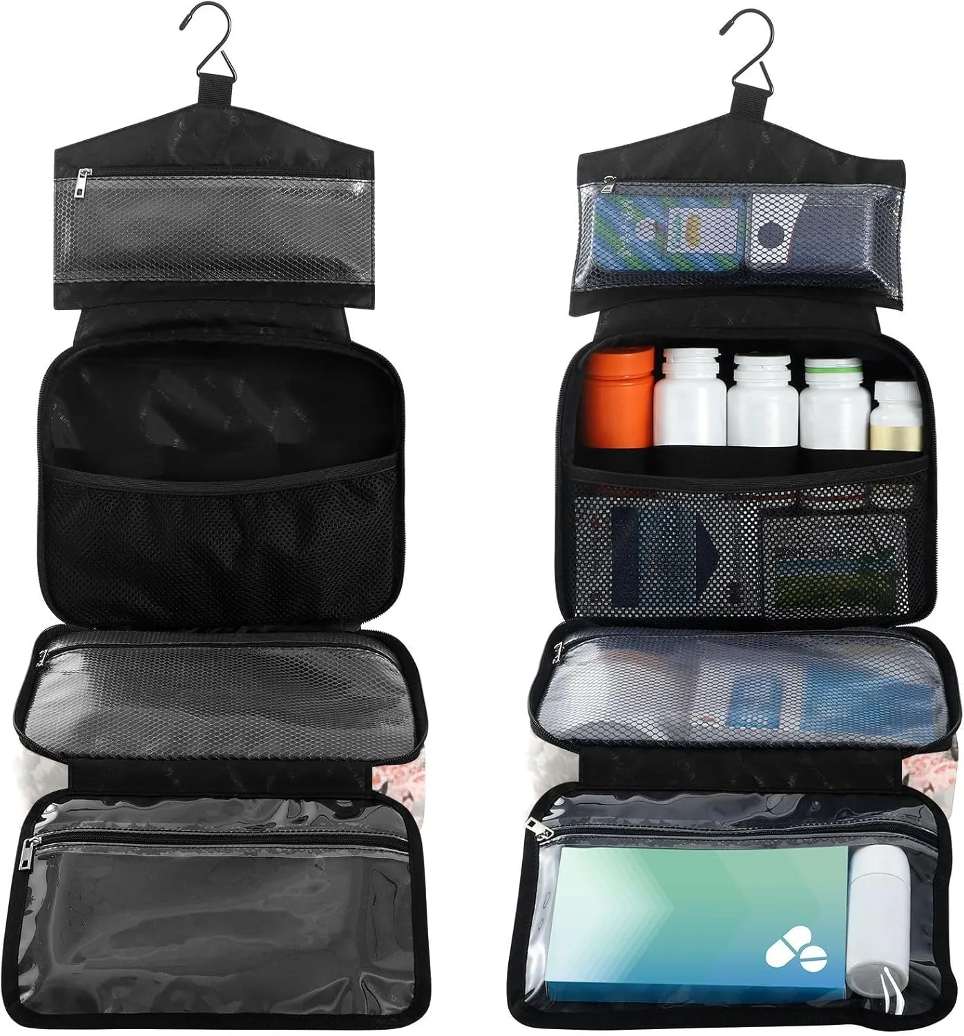Fustylead Japanese Garden with Koi Fish Large Medical Storage Bag with Zipper Empty First Aid Bag Trauma Kit for Traveling Hiking Camping Backpacking