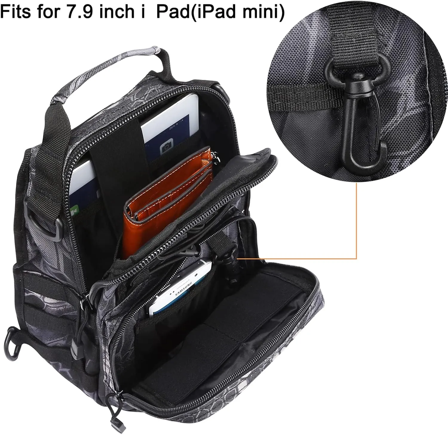G4Free Outdoor Tactical Bag Backpack, Military Sport Bag Pack Sling Shoulder Backpack Tactical Bag for Every Day Carry