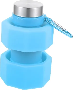 GALPADA Dumbbell Water Bottle Portable Fitness Kettle for Gym Running Outdoor Activities Lightweight Collapsible Design with High Strength Wear Resistance