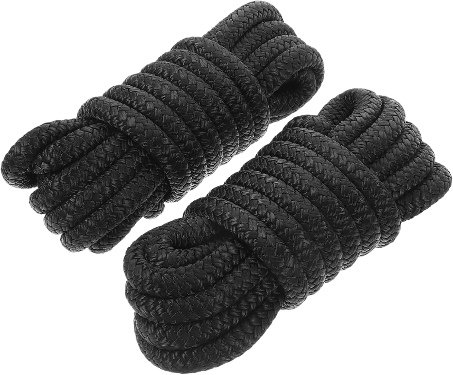 GANAZONO 2Pcs Heavy Duty Grade Dock Lines Braided Nylon Rope for Secure Mooring Anchoring Weatherproof and Dependable Design for Boats and Water Sports