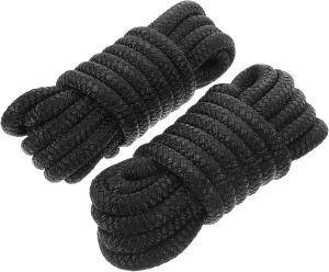 GANAZONO 2Pcs Heavy Duty Grade Dock Lines Braided Nylon Rope for Secure Mooring Anchoring Weatherproof and Dependable Design for Boats and Water Sports