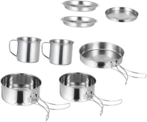 GANAZONO Camping Pot Camping Accessories Camping Cookware Grill Tools Cutlery Portable Kettle Airtight Oven