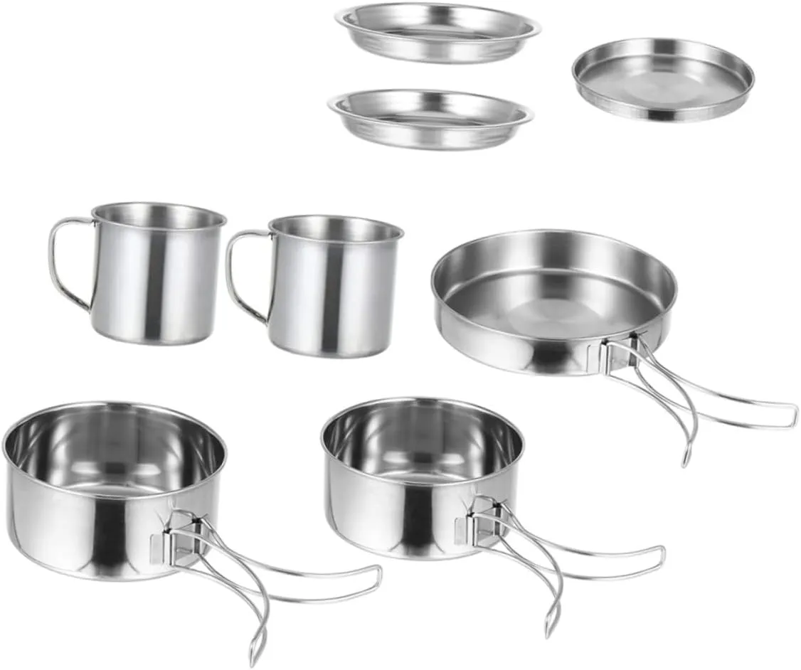 GANAZONO Camping Pot Camping Accessories Camping Cookware Grill Tools Cutlery Portable Kettle Airtight Oven