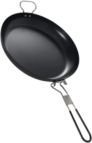 GANAZONO Compact Non-Stick Cookware Folding Pan for Camping Iron Outdoor Pot Easy-Clean Portable Cooking Supplies