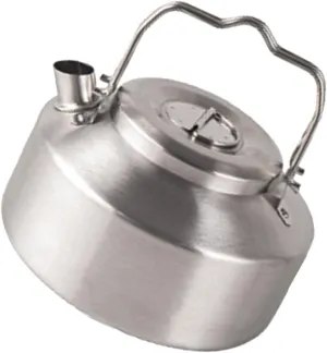 GANAZONO Portable Tea Kettle Camping Stovetop Kettle 1l Mini Tea Pot Stainless Steel Outdoor Cooking Accessory