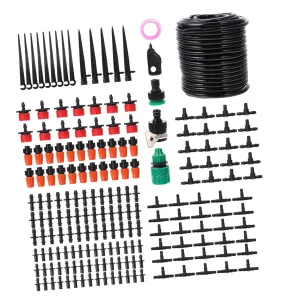 Garden Irrigation Kit Automatic Watering Device 15m Drip Sprinkler System for Efficient Plant Care