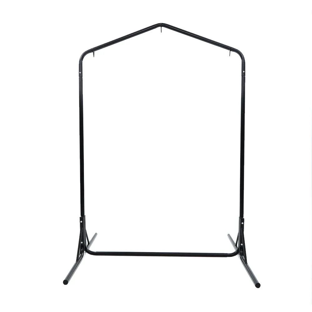 Gardeon Hammock Chair Steel Stand 2 Person Double Outdoor Heavy Duty 200KG HM-CHAIR-STAND-U
