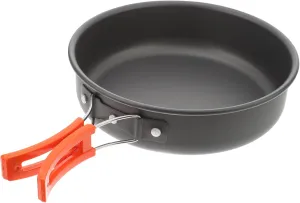 Garneck Cooking Pot Portable Frying Pan Nonstick Aluminum Camping Cookware Perfect for Picnic