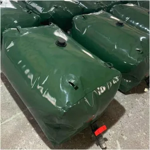 GDMING Collapsible Water Container, Portable PVC Weather Resistant Water Storage Bag for Outdoor Outdoor Camping, Hiking, Self-Driving, Customizable (Color : Green, Size : 5000L/2.5x2x1m)