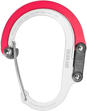 GEAR AID HEROCLIP (Large) Carabiner Gear Clip and Hook for Hanging Heavy Duty Items, Camping Backpacks, Suitcases, Kayaks, Bicycles, Garage Organization and More