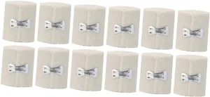 GLEAVI Sets Essential First Aid Kit Elastic Bandages Stretchy Breathable for Home Outdoor Use Rolls