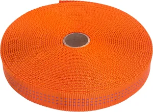 GM CLIMBING 1 inch Nylon Tubular Webbing Tape CE UIAA Certified 4000lb Heavy Duty for Climbing Rescue Rope Works Survival Outdoor General Purposes
