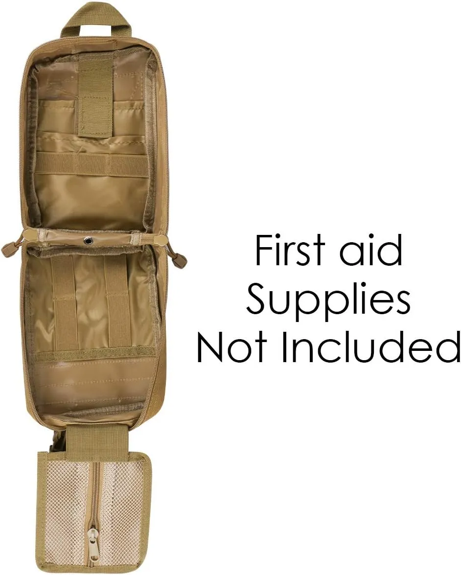 Gogoku 2-Pack First Aid Pouch 1000D Nylon Tactical Molle Medical Pouch Utility Pouch for Outdoor Activities Medical Supplies Bag Only