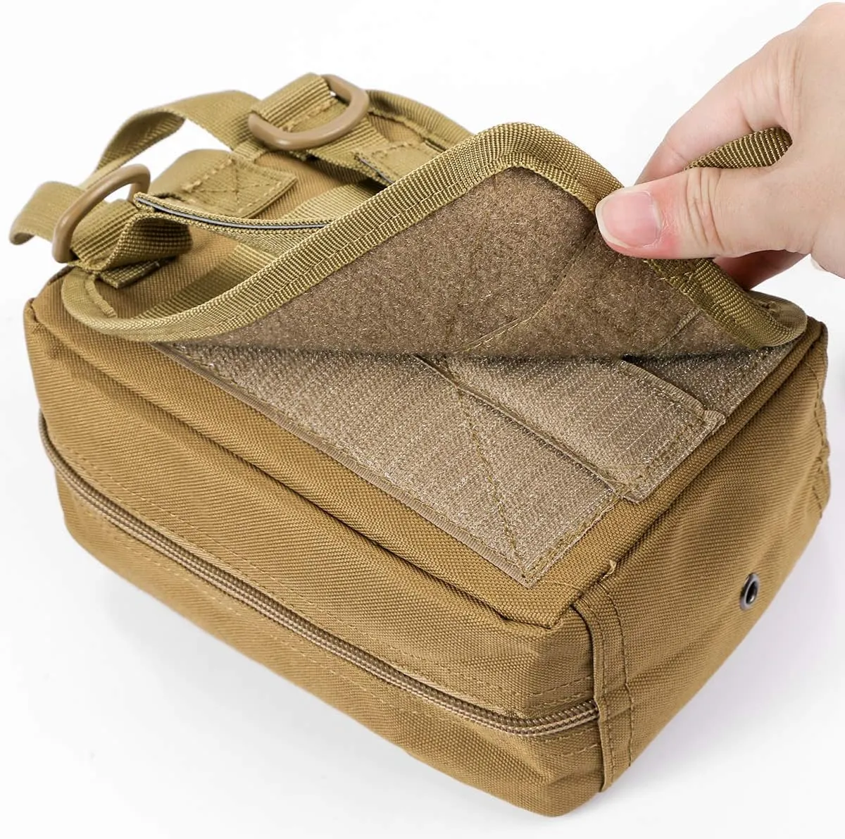 Gogoku 2-Pack First Aid Pouch 1000D Nylon Tactical Molle Medical Pouch Utility Pouch for Outdoor Activities Medical Supplies Bag Only