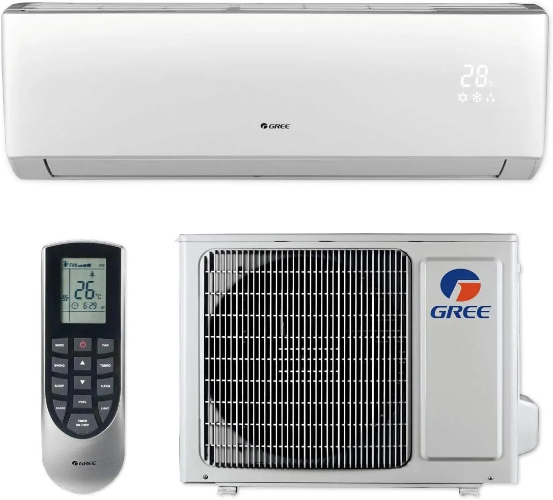 Gree 12,000 BTU 16 SEER LIVO  Wall Mount Ductless Mini Split Air Conditioner Heat Pump 208/230V