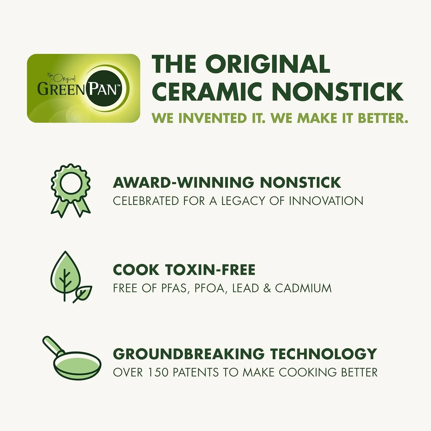 GreenPan Nova 10” Frying Pan Skillet and 4.37QT Sauté Pan with Lid, Oprah’s Favorite Things 2024, PFAS-Free Ceramic Nonstick, Induction Suitable, Sear, Fry, Broil, Dishwasher & Oven Safe, Ocean