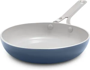 GreenPan Nova 8" Frying Pan Skillet, Oprah’s Favorite Things 2024, Ceramic Nonstick Cookware, PFAS Free, Toxin-Free, Induction Suitable, Dishwasher & Oven Safe, Durable, Easy Clean, Ocean