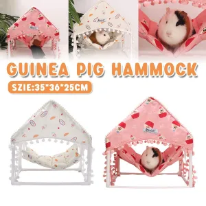 Guinea Pig Hammock Hiding House Pet Tent for Small Animals Cozy Bed for Pets