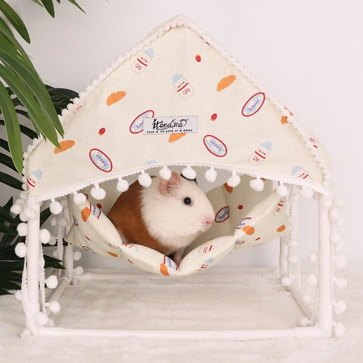 Guinea Pig Hammock Hiding House Pet Tent for Small Animals Cozy Bed for Pets