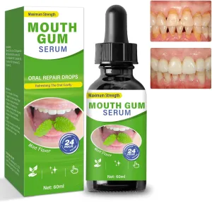 Gum Restore Drops, Gum Repair Regrowth, Gum Regrowth Treatment, for Bad Breath, Good Oral Health, Natural & Alcohol Free, Mint