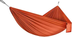 Hammock Double & Single Hammock Portable Nylon Parachute Hammocks Swing for Indoor Outdoor Garden Hiking Travel Backpacking Portable Hammock