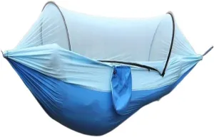 Hammock Double Anti-Mosquito Outdoor Hammock Double Anti-Rollover Insect-Proof Hammock Camping Portable Hanging Hammock Hammock Outdoor(D,260 * 140cm)