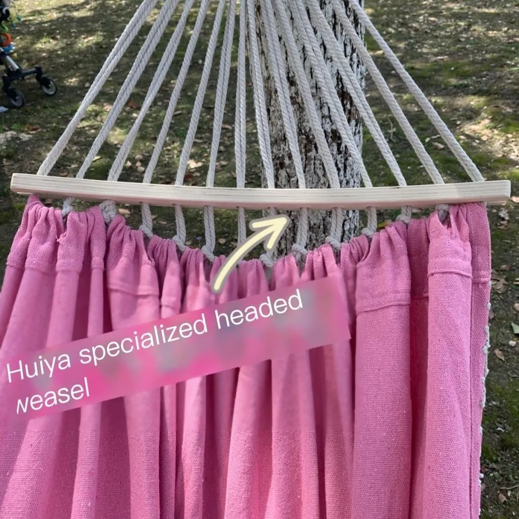 Hammock Double Anti-Rollover Hammock Outdoor Durable Hammock Dormitory Hanging Chair Outdoor Sleeping Swing Pink Hammock Hammock Outdoor