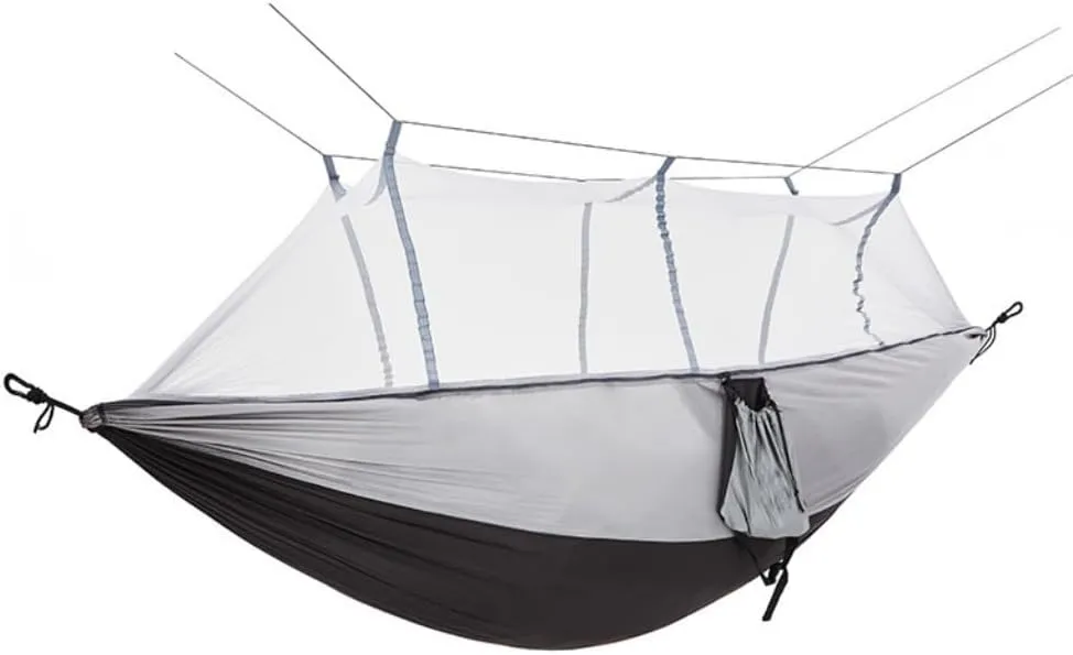 Hammock Double Hammock Outdoor Camping Anti-Mosquito Outdoor Camping with Mosquito Net Breathable Hanging Tree Tent Hammock Outdoor(C)