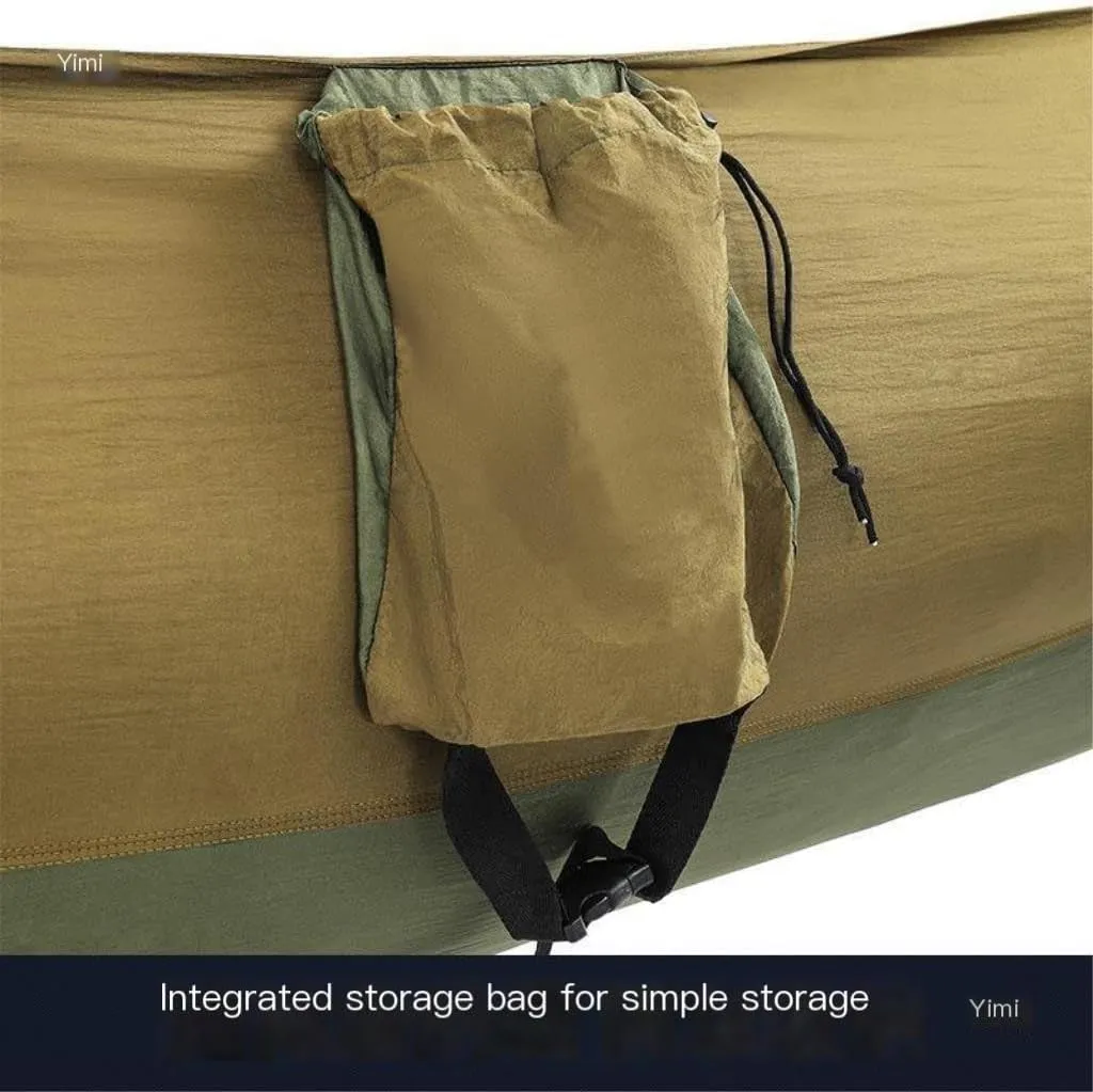 Hammock Double Hammock Outdoor Camping Anti-Mosquito Outdoor Camping with Mosquito Net Breathable Hanging Tree Tent Hammock Outdoor(C)