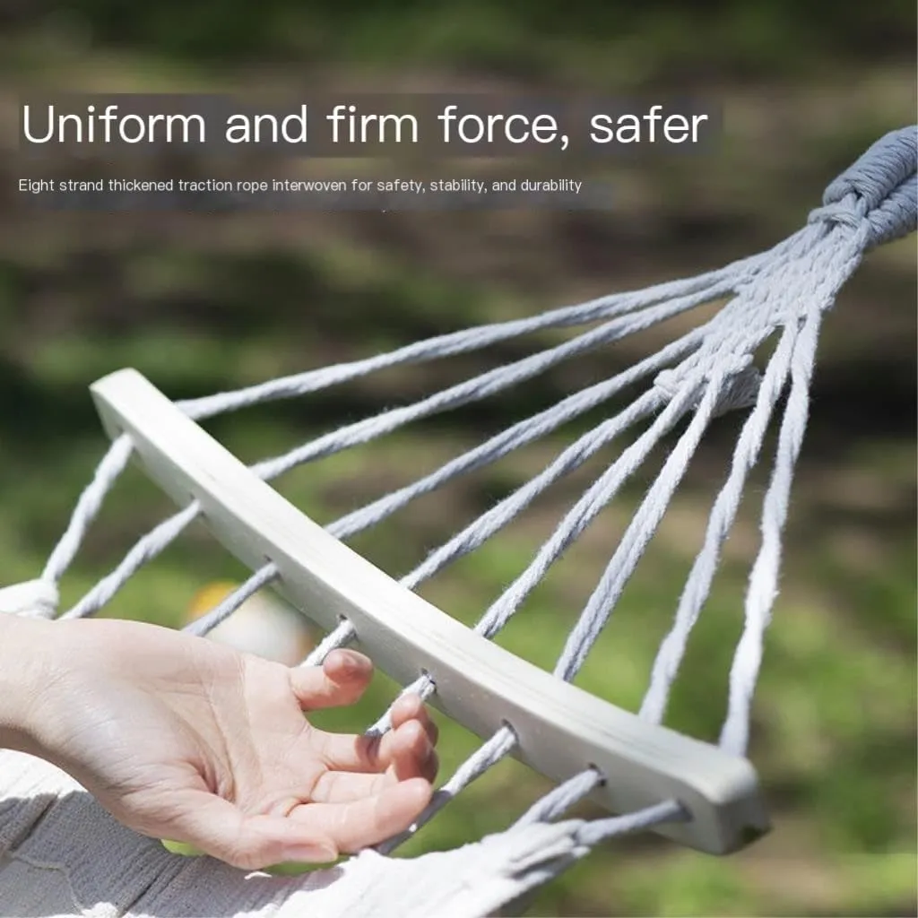 Hammock Double Hammock Outdoor Single Double Anti-Rollover Portable Camping Outdoor Detachable and Washable Hanging Chair Hammock Outdoor(A,190cm*80cm)