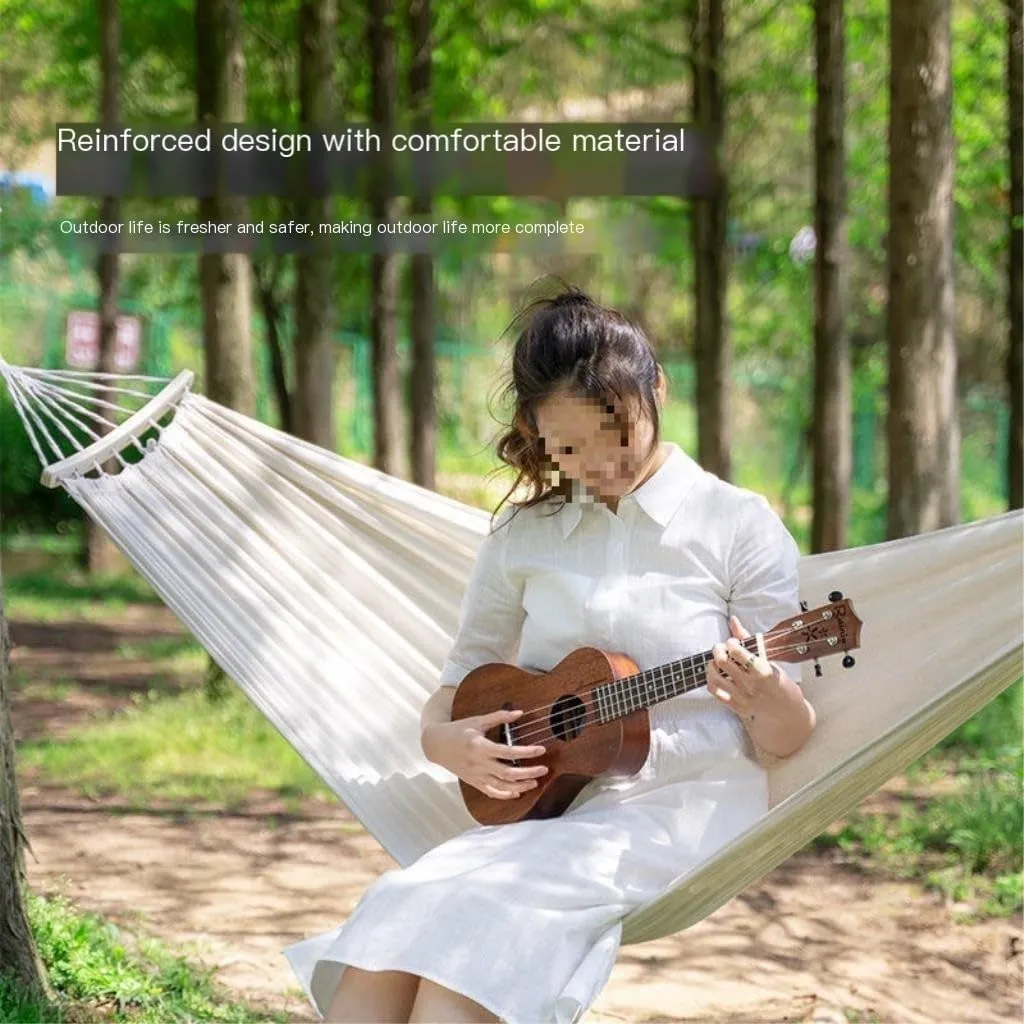 Hammock Double Hammock Outdoor Single Double Anti-Rollover Portable Camping Outdoor Detachable and Washable Hanging Chair Hammock Outdoor(A,190cm*80cm)