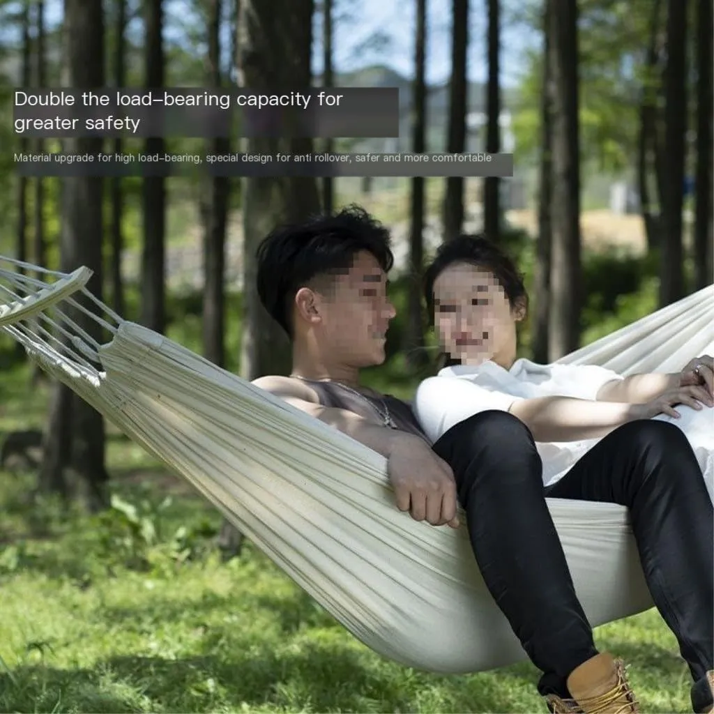 Hammock Double Hammock Outdoor Single Double Anti-Rollover Portable Camping Outdoor Detachable and Washable Hanging Chair Hammock Outdoor(A,190cm*80cm)