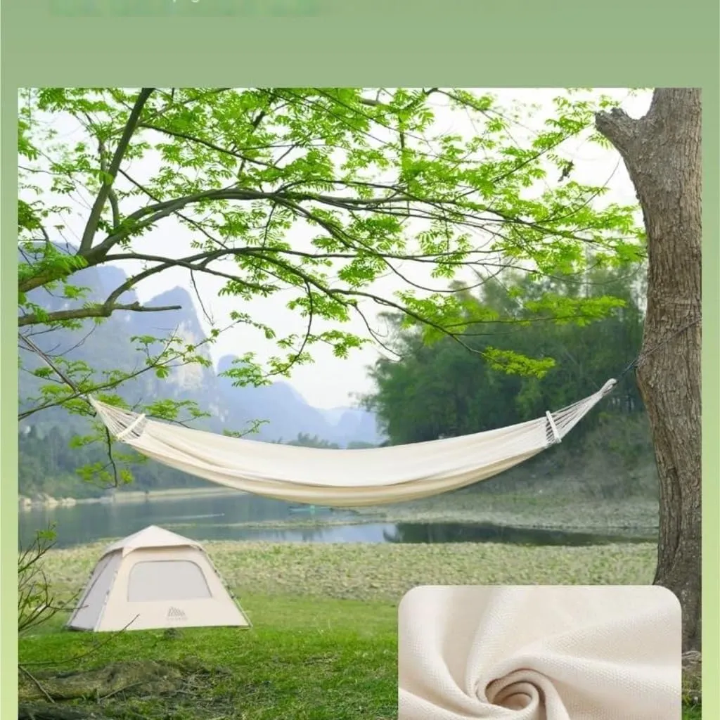 Hammock Double Hammock Outdoor Swing Camping Single Double Bedroom Adult Sleeping Anti-Rollover Thickened Hanging Chair Hammock Outdoor(Blue,B)