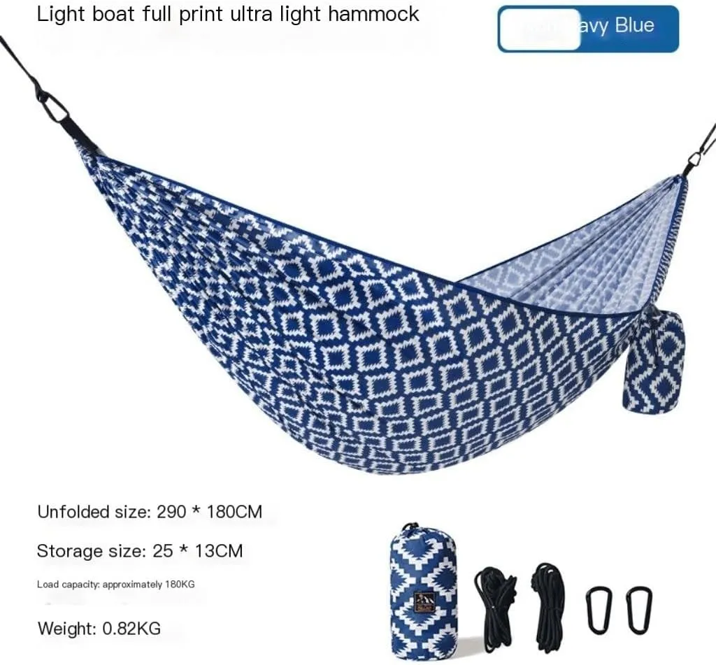 Hammock Double Hammock Outdoor Swing Single Double Camping Anti-Rollover Home Dormitory Hanging Chair Indoor Hanging Rope Hammock Outdoor(Small)